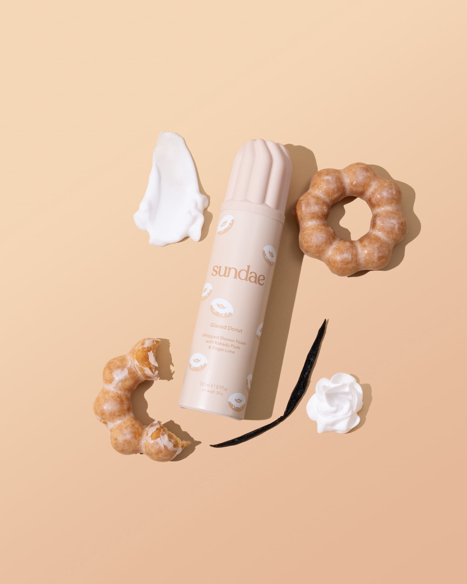 Sundae Whipped Shower Foam glazed donut 8.9 oz.