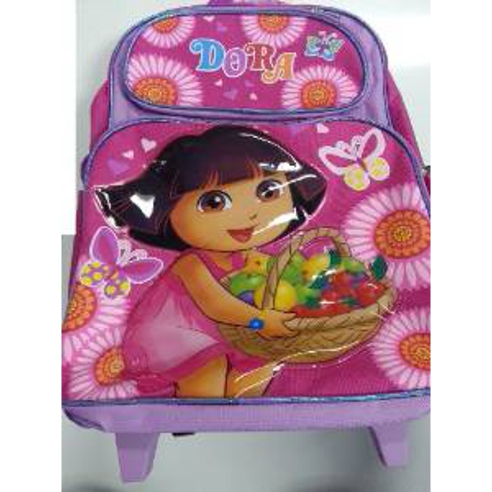 Dora The Explorer Large Rolling Backpack Dity Daisy New School