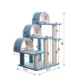 thumbnail image 2 of Aeromark B3803 Armarkat Classic Cat Tree 31 x 20 x 38 - Sky Blue, 2 of 6