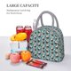 thumbnail image 5 of Fotbe PUG HEAD And Flower Bolsa de Almuerzo con Estampado, Lonchera Aislada, Contenedor de Comida Reutilizable Tipo Cooler a Prueba de Fugas, 5 of 6
