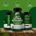 thumbnail image 6 of NutriFlair Organic Citrus Bergamot Supplement for Heart Health & Metabolism, 25:1 Extract, 120 Caps, 6 of 8