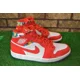 thumbnail image 5 of Jo r-dan 1 Mid SE (DC7294-600) "Barcelona Sweater Red" Patent Leather Men's Shoes, 5 of 6