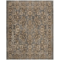 SAFAVIEH Infinity Everette Oriental Polyester Area Rug, Grey/Beige, 8' x 10'