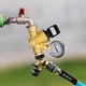 thumbnail image 2 of RV Water Pressure Regulator, Adjustable Handle Brass Water Pressure Regulator with Gauge and Inlet, 2 of 5