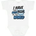 thumbnail image 3 of Inktastic I Have the Best Mom in the World with Speech Bubble Boys Baby Bodysuit, 3 of 5