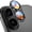 Black, variant on TECH CIRCLE for iPhone 17 Camera Lens Protector, Luxury Tempered Glass + Aluminum Metal Ring Camera Cover, 9H Hardness,Case Friendly,Silver