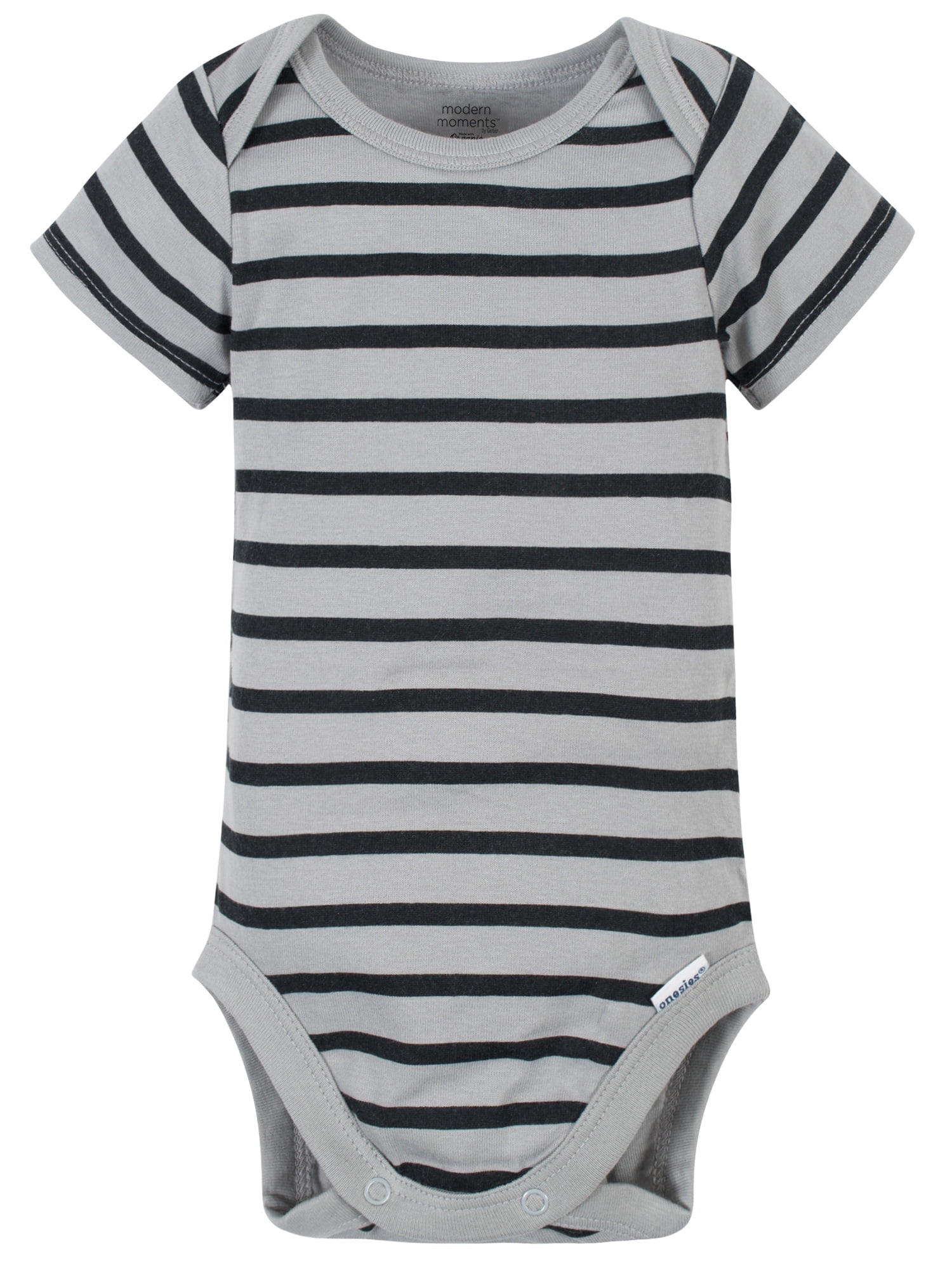 Modern Moments by Gerber Baby Boy Bodysuits, 4-Pack (Newborn-12 Months)