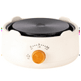 thumbnail image 1 of Electric Mini Coffee Heater Milk Tea Mocha Heating Stove Hot Plate Multifunctional Cooking Pot Oven Furnace Cooker US,1 * electric hot plate,White, 1 of 6