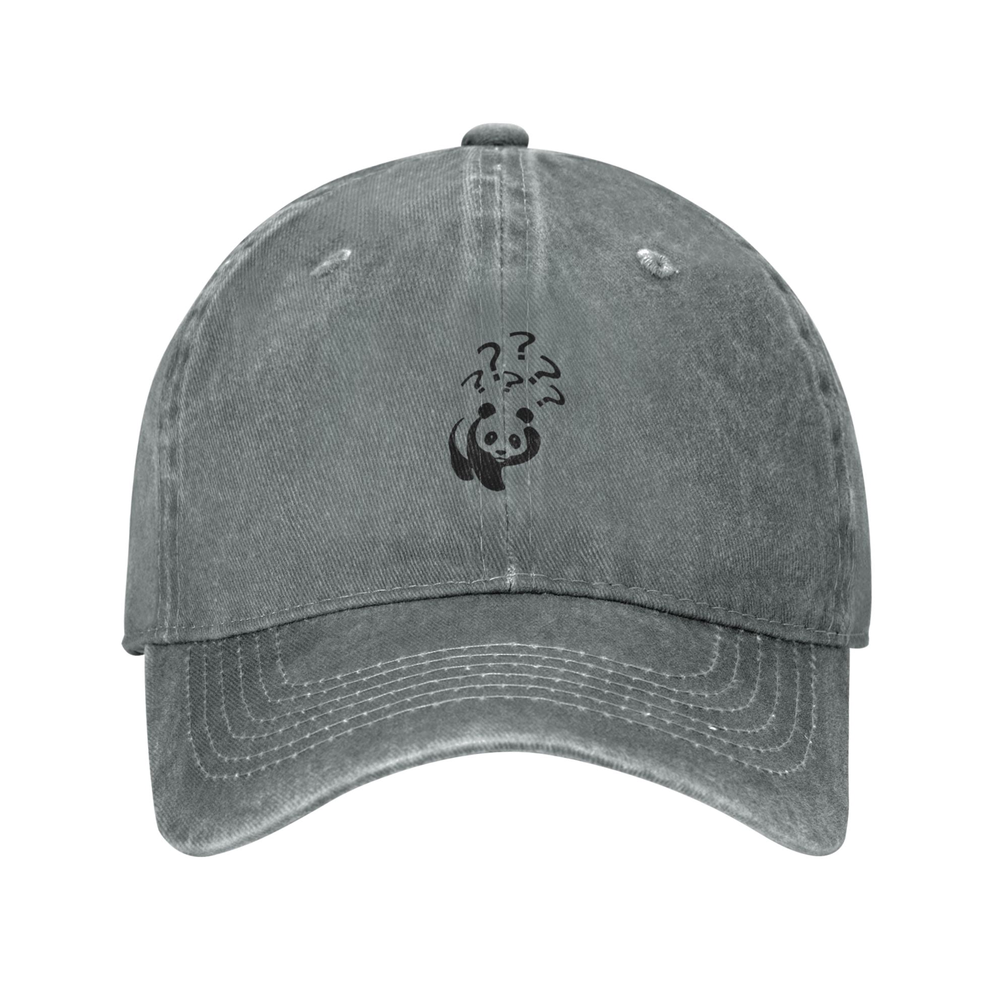 ZICANCN Adjustable Baseball Cap Women, Question Mark Panda Pattern Hats ...