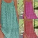 thumbnail image 3 of Vestido camisola con estampado floral Vestido sin mangas de verano Vestido con tirantes que combina con todo con cuello en U, 3 of 4