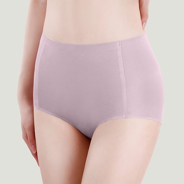 Puntoco Ropa interior breve para mujer, bragas elásticas suaves y transpirables de moda para mujer, calzoncillos de cintura alta