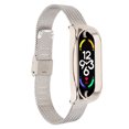thumbnail image 2 of Banda de Repuesto de Metal Compatible con Mi Band 7 Correa de Malla de Acero Inoxidable Accesorio de Banda de Repuesto Flexible Transpirable de Moda 3 Colores ANGGREK  Otros, 2 of 8