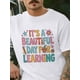 thumbnail image 2 of Camisetas de manga corta con estrellas de dibujos animados para hombre, camisetas de cuello redondo, camisetas para hombre con la frase "It's A Beautiful Day", 2 of 8