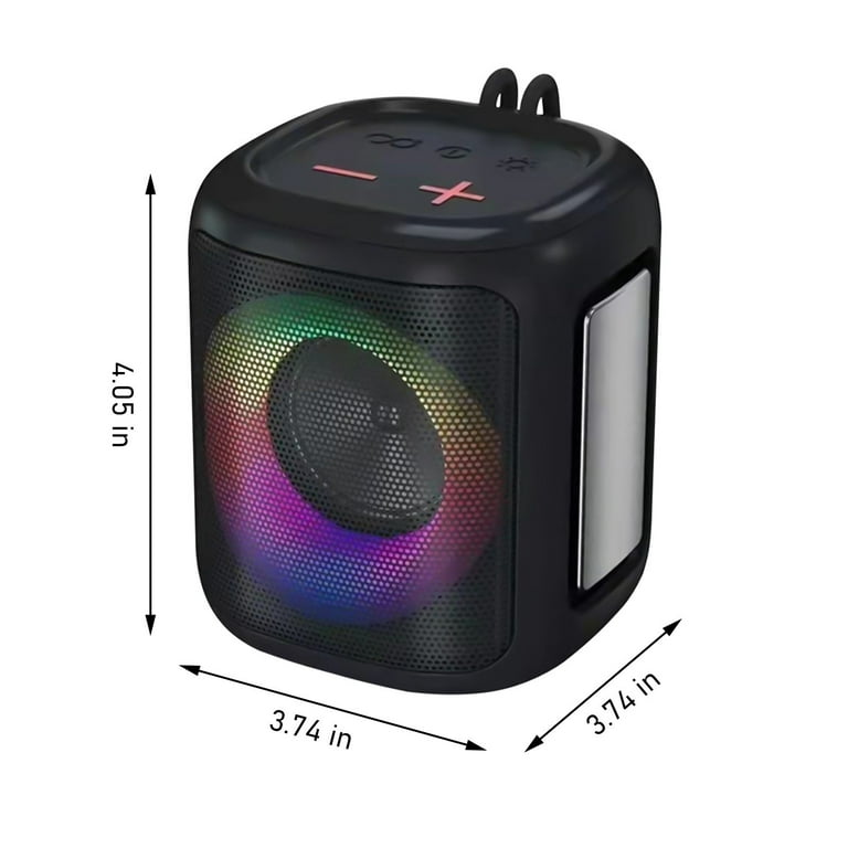 RBCKVXZ Bluetooth Speakers with 360° HD Surround Sound, Outdoor Portable  Stereo Sound Bluetooth Speakers, Bluetooth 5.0, Rechargeable Speakers