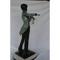 thumbnail image 6 of Boy playing violin large bronze statue -  Size: 31"L x 31"W x 50"H., 6 of 11