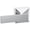 Chrome, variant on Delta 74360-KS Trillian Reversible Tank Lever - Stainless Steel