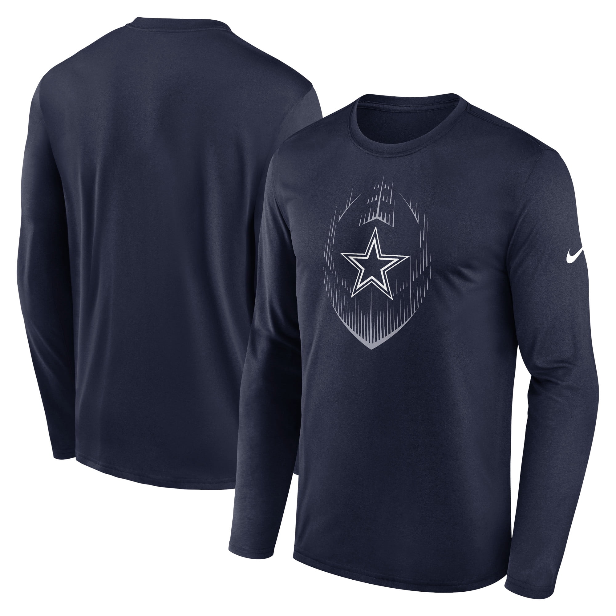 dallas cowboys nike salute to service legend long sleeve tee