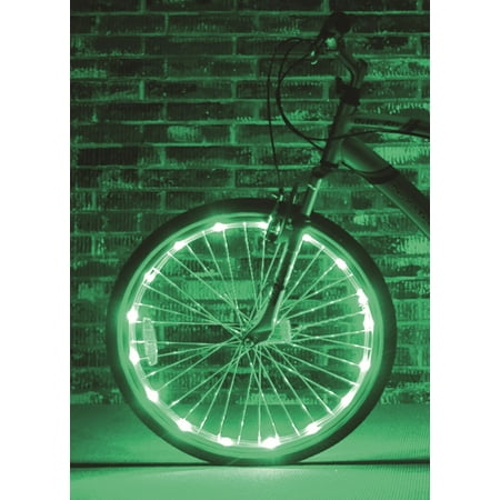 Brightz, Ltd. Green Wheel Brightz LED Bicycle Accessory Light (for 1 Wheel)