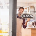 thumbnail image 3 of Open Closed Sign,vintage Wooden Business Door Hanging Plaque,wooden Door Plaque Double Sided Hanging Sign For Bar Restaurant Cafe, 3 of 4