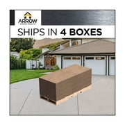 Arrow Murryhill 12 x 17 x 9 ft Grey Steel Garage