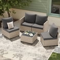 thumbnail image 2 of STARY Outdoor Deep Seat Cushions for Patio Furniture, 24"x24" Replacement Sectional Cushions for Outdoor Sofa, Armchair, 4 Pieces, Grey, 2 of 8
