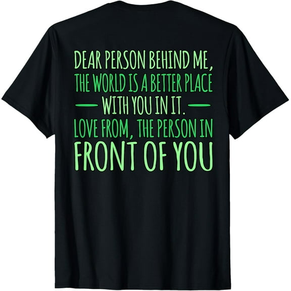 Person Behind Me Mental Health Awareness Supporter Graphic T-Shirt