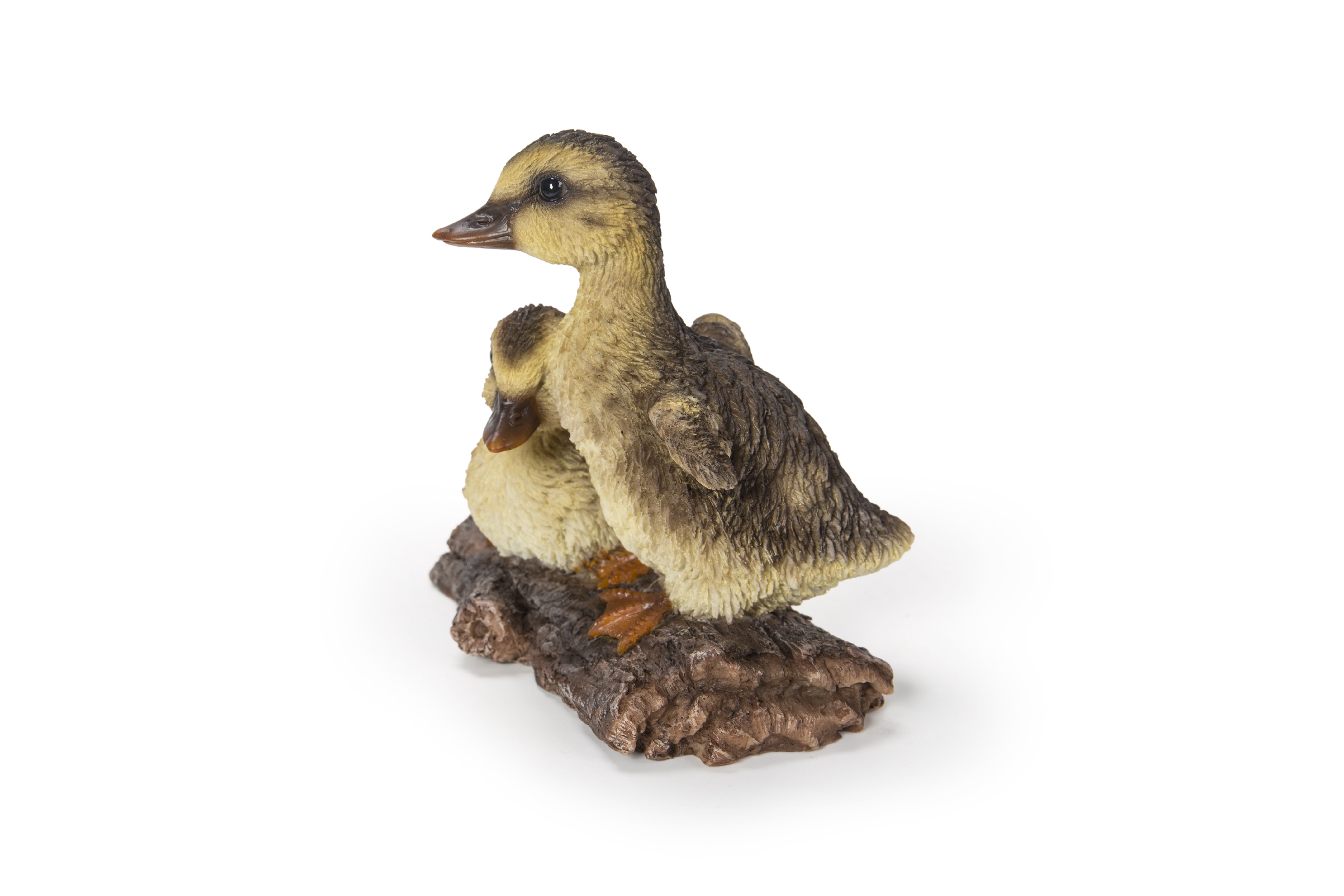 Playful Ducklings Garden Statue - Yellow/Black