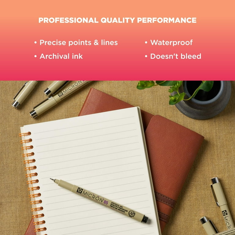 Sakura Pigma Micron 005 Pen Set, Colors Drawing Pens