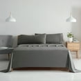 thumbnail image 3 of Aston & Arden Eucalyptus Tencel Sheet Set Dark Grey - Queen, 3 of 7