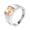 Orange Gemstone Silver, variant on Men's Stainless Steel Unique Engraved Pattern Multicolor Gem Ring Engagement Wedding Band Jewelry Gift Black Gemstone Silver Size 9