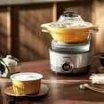 thumbnail image 2 of Joydeem Electric Glass Steam Cooker, Ceramic Tagine Pot for Soup, Hot Pot, Seafood, Multi-use Chinese Stew Pot, JD-ZQG9099, 2 of 8
