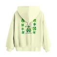 thumbnail image 4 of Lorytime St. Patricks Day Oversized Sweatshirts for Teen Girls Long Sleeve Tops Hoodies Pullover with Pockets Outerwear, 4 of 5
