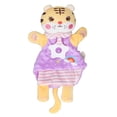 thumbnail image 1 of Manta de seguridad para bebés, peluche ultra suave, relajante, para dormir, con sonido de campana, juguete de seguridad morado, 1 of 14