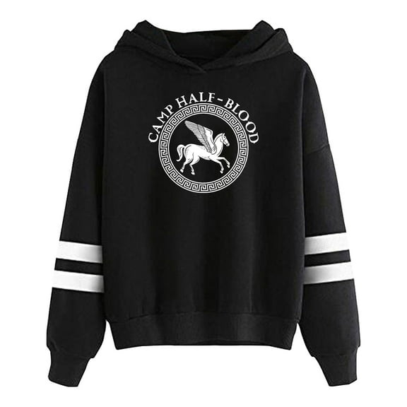 Camp Half-Blood Hoodie Pocketless Parallel Bars Sleeve Streetwear Women Men Hooded Sweatshirt