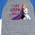 thumbnail image 3 of Frozen 2 - I Like Warm Hugs - Toddler And Youth Raglan Graphic T-Shirt, 3 of 6