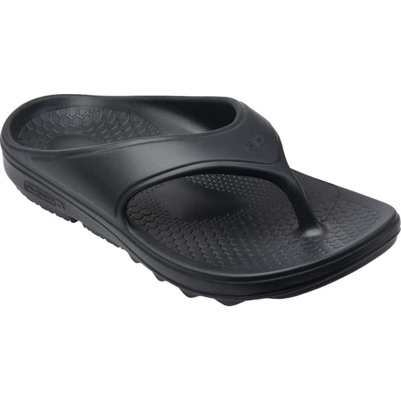 Spenco Women's Fusion 2 Sandal Flip-Flop 8 Black