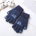 thumbnail image 2 of Women's Gloves Mittens Children Baby Boys Girls Winter Warm Skiing Gloves Kids Cartoon Fleece Knitted Full Finger Mittens Gloves,Women's Accessories Gloves Mittens, 2 of 4