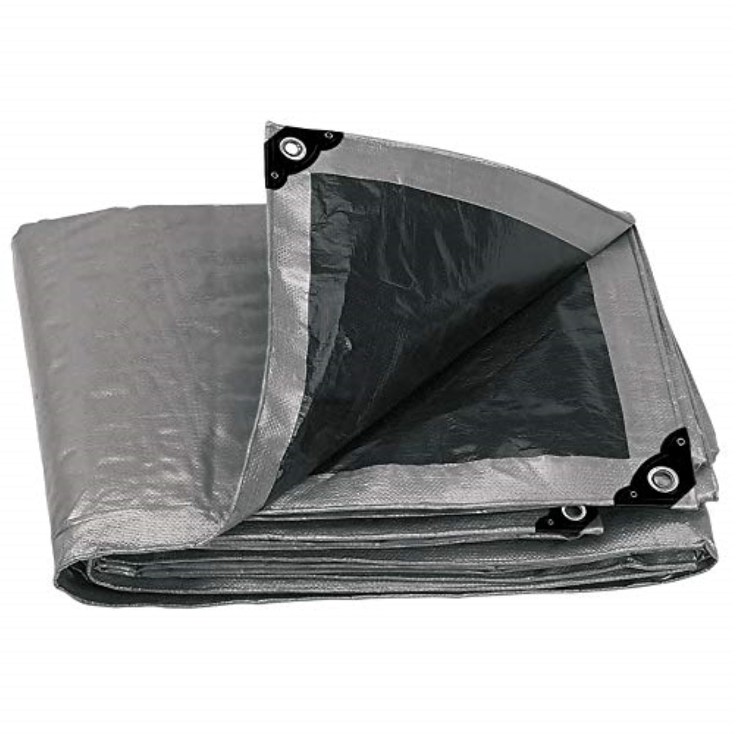 truper lt46 reinforced gray tarps, 7.5 oz/yd2 13.1x19.7ft (4x6m