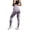 Purple, variant on Compression Leggings for Women Leggings Crop Sport Camouflage Top Fitness Tights for Women,Green,L
