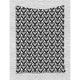 thumbnail image 1 of Valentines Day Tapestry, Monochrome Creative Abstract Romantic Hearts with Graphic Lines Art, Wall Hanging for Bedroom Living Room Dorm Decor, 40W X 60L Inches, Charcoal Grey White, by Ambesonne, 1 of 2