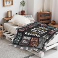 thumbnail image 4 of Bonus Dad Gifts for Christmas, Stepdad Gifts from Daughter, Step Dad Xmas Gifts, Stepfather Gifts from Son, Gifts for Stepdads, Stepped Up Dad Presents, Best Step Up Dad Gifts Throw Blanket 50x60, 4 of 6