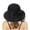 Black, variant on Tea Party Hats Easter Womens Summer Dress Hat Wide Leaf Flower Bridal Shower Hat Sun Hats Beach Hat