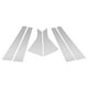 thumbnail image 1 of Moldura de ventana del pilar de la puerta Unique Bargains para Chrysler 200 2015-2019 Tono plateado Sticker anti rasguños para postes de pilar 6 Pcs, 1 of 7