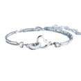 thumbnail image 2 of Teissuly Double Heart Bracelet Heart To Heart Bracelet Jewelry Jewelry Heart Bracelet, 2 of 9