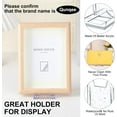 thumbnail image 4 of Zgui 6 Packs Adjustable Purse Display Stand Clear Acrylic Handbag Stand Holder for Wallet Purses Handbag Bag Jewelry Display Organizer for Party Weddings Home Decoration Birthdays A418, 4 of 6