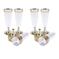thumbnail image 1 of 2x 6 copas de champán de plástico, 5.5 Copas desechables para fiestas y bodas - Copas flauta de champán de resiste perfecl Copas de champán desechables, 1 of 8
