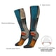 thumbnail image 4 of Fotbe Abstract Colorful Duality Calcetas Divertidas Estampadas para Hombre y Mujer, Calcetas de Algodón hasta la Rodilla para Caminar, Correr, Enfermería y Embarazo, 4 of 6