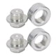 thumbnail image 2 of Tapón de soldadura del sensor de oxígeno, 1 par de tapones de montaje con estilo con muescas para sensor de oxígeno Tapones de ajuste del sensor de oxígeno Acabado de lujo, 2 of 8