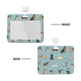 thumbnail image 2 of Bingfone Dog Pets Card Badge Holder,for Girls Girly Women 4 x 3 Inch Nurses School Identity Cruise Travel Name Tags Cover Protector Case, 2 of 7