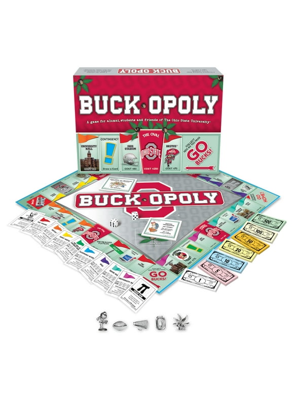Late for the Sky Ohio Buck-Opoly Strategy Board Game for 2-6 Players, Ages 8+